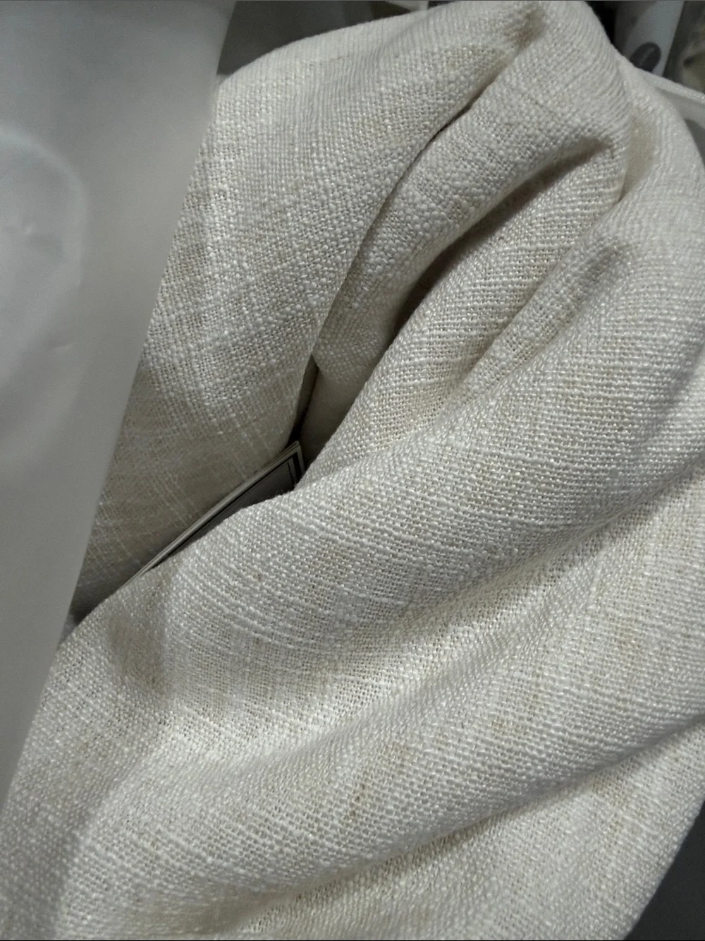 TWOPAGES Liz Linen Drape Pleated Curtains (4) 52Wx108